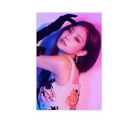 LINNPE Kpop Blackpink Jennie Poster sur toile pour décoration de chambre à coucher, bureau, chambre, cadeau 30 x 45 cm