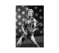 LINNPE Poster musical Bruce Springsteen sur toile pour décoration de chambre à coucher, bureau, chambre, cadeau (60 x 90 cm)