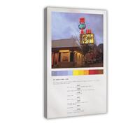 LINNPE Poster sur toile avec citation Twin Peaks - Décoration murale pour salon, chambre à coucher - 30 x 45 cm