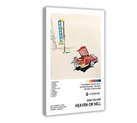 LINNPE Poster sur toile pour album Don Toliver - Heaven Or Hell - Décoration pour chambre à coucher, bureau, chambre - Cadeau - 30 x 45 cm