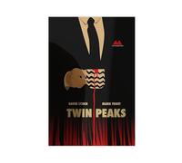 LINNPE Poster Twin Peaks sur toile pour chambre à coucher, bureau, chambre, cadeau 30 x 45 cm