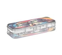 Linnyio Animal Astronaute ZèBre Trousse à Crayons Transparente,Boîte de Rangement pour Stylos,Idéale pour L'école et Le Bureau
