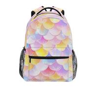 Linnyio Arc-En-Ciel De RéPéTition Mignon Sac à Dos Scolaire pour Filles et Garçons,Sacs pour étudiants élégants