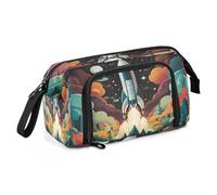 Linnyio Art De Style Van Gogh Trousse à Crayons,Pochette à Stylos De Grande Capacité pour Étudiants Filles Garçons