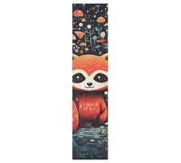 Linnyio Dessin Animé, Griffonnage, Pandas Rouges, Feuilles de Ruban Adhésif Stickers pour Skateboard,Bandes Antidérapantes Graphiques sans Bulles pour Adolescents Filles et Garçons