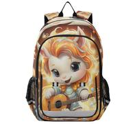 Linnyio Gloire Licorne De Dessin Animé Mignon Sac À Dos pour Écolier, Sac À Dos pour Enfants et Adolescents