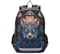 Linnyio HéRisson Oeil Bleu Sac à Dos Scolaire pour Enfants et Adolescents,IdéAl pour L'école et Les Voyages