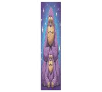 Linnyio Mignon, Griffonnage, Animal, Gorille, Feuilles de Ruban Adhésif Stickers pour Skateboard,Bandes Antidérapantes Graphiques sans Bulles pour Adolescents Filles et Garçons