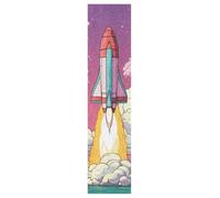 Linnyio Nuages De Ciel Violet FuséE Rouge Feuilles de Grip pour Skateboard et Longboard Anti-Bulles Ruban AntidéRapant pour Ados