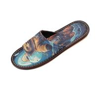 Linnyio Ours Astronaute Animal Mignon Sandales de Voyage AntidéRapante Légères,Avec Bout Ouvert IdéAles pour Jeunes L'extérieur Femmes Hommes
