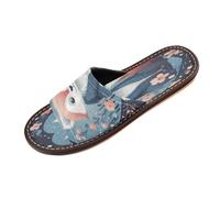 Linnyio Panda Rouge DrôLe Mignon De Bande DessinéE Sandales de Voyage AntidéRapante Légères,Avec Bout Ouvert IdéAles pour Jeunes L'extérieur Femmes Hommes