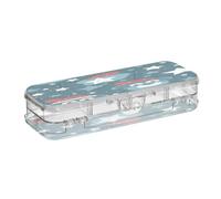 Linnyio RéPéTer Les Gorilles Mignons Trousse à Crayons Transparente,Boîte de Rangement pour Stylos,Idéale pour L'école et Le Bureau