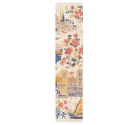 Linnyio Tour Eiffel Paris Belle Feuilles de Grip pour Skateboard et Longboard Anti-Bulles Ruban AntidéRapant pour Ados
