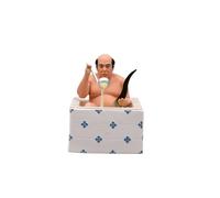 Lino BANFI - Corne de bœuf et Lait écrémé - Scène de Film œil, Mauvais œil, Persil et fenouil - Statue de Collection en PVC - Hauteur 6 cm