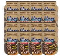 Lino Lada Gold Lot de 16 crèmes au chocolat au lait et aux noisettes 350 g