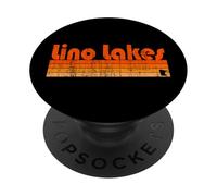 Lino Lakes, style rétro des années 80 du Minnesota PopSockets PopGrip Adhésif
