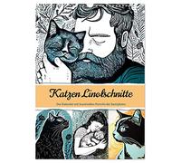 Linogravure sur chats - Le calendrier avec des portraits artistiques de pattes de velours, Version française (Calendrier mural 2026 DIN A3 portrait), Calendrier CALVENDO mensuel