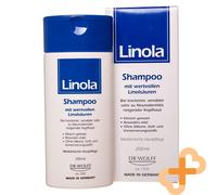 Linola Shampoing Pour Sec Sensible Chevelu Avec Linoléique Acides 200ml Doux