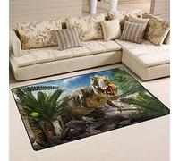 linomo Tapis de sol motif dinosaure pour salon, décoration d'intérieur, tapis pour chambre d'enfant, garçons et filles, 152,4 x 99,1 cm