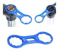 LINONI Clé de démontage de fourche avant de VTT - Capuchon d'amortisseur - Outils de réparation de vélo de montagne - Accessoires de cyclisme compatibles avec fourches XCR/XCT/XCM/RST