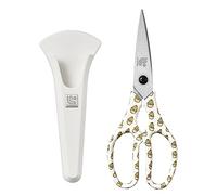 Linoroso Ciseaux de Cuisine Professionnel avec Couvercle Magnétique Ciseau Cuisine Multifonction Fabriqués en Acier Japonais 4034, Ultra Tranchants pour Viande Légumes Barbecue Herbes Pizza - Poulets