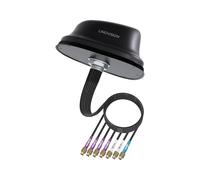 LINOVISION Antenne 5G LTE MIMO Combo 7-en-1, 4X 5G LTE, 1x GNSS, 2X Wi-FI, Antenne SMA pour Toit extérieur avec 3m de câble, Fonctionne avec Teltonika RUTM50, RUTX50, TRB500, RUTC50 (PR1KC640)