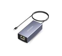 LINOVISION Convertisseur POE vers USB-C, données et charge via un seul câble, convertisseur POE lEEE802.3af/at vers USB Type C avec Ethernet 10/100Mbps, sortie 9V/2.22A ou 5V/2A, adapté aux téléphones