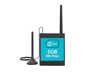 LINOVISION Routeur Cellulaire Industriel 4G LTE avec SIM Virtuelle, Routeur SIM Virtuelle supporte RS232/RS485, Protocole MQTT, Couverture Mondiale, avec 365 Jours de Plan de Données