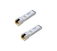 LINOVISION Transceiver Ethernet Gigabit 1,25G SFP vers RJ45, Distance Jusqu'à 100m, Convertisseur 1000BASE-T SFP-T pour Cisco, D-Link, Supermicro, Netgear, TP-Link et Plus (Lot de 2)