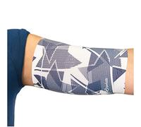 Linphelle Manchon Bras en Microfibre pour Picc Line - Manchette Bras en tissu respirant et design, idéal pour PICC, Glucometre pour glycémie, Tatouage ou Blessures, Étoiles, Taille 3