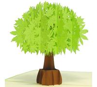 LINPopUp®, carte pop up arbre, nature, anniversaire, cartes de vœux cartes de bon rétablissement, cartes fête des mères arbre, N718