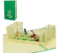 LINPopUp®, LIN17230 POP UP 3D Carte anniversaire Bon match de foot, Carte anniversaire foot, Bon stade, Bastler Von Beckhausen, Carte foot 3D, N132