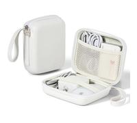 Linpr Étui de chargeur pour MacBook, sac de rangement électronique portable, grande pochette de rangement de voyage pour accessoires d'ordinateur portable, adaptateur d'alimentation MacBook, souris