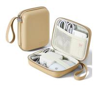 Linpr Étui de chargeur pour MacBook, sac de rangement électronique portable, grande pochette de rangement de voyage pour accessoires d'ordinateur portable, adaptateur d'alimentation MacBook, souris