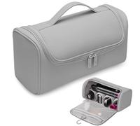 Linpr Étui de Voyage Compatible Dyson Airwrap/Airstrait/Supersonic, Gris | Housse de Protection Portative avec Crochet pour Lisseur, Séchoir, Bigoudis et Accessoires, Sacoche de sèche-cheveux Portable
