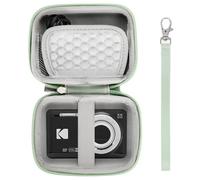 Linpr Étui pour Appareil Photo Numérique Compatible avec Kodak PIXPRO FZ55 F45/CAMKORY/Canon IXUS 285 HS/VAHOIALD, Housse pour Appareils Photo Compact et Portable, Coque Imperméable en EVA (Vert)