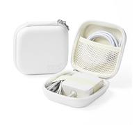 Linpr Organisateur de Chargeur pour MacBook, Coque Rigide, Blanc, M