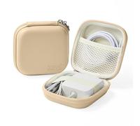 Linpr Organisateur de Chargeur pour MacBook, Coque Rigide, Kaki, M