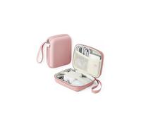 Linpr Organisateur de Chargeur pour MacBook, Coque Rigide, Rose, L