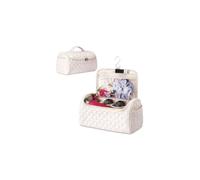 Linpr Sac de Rangement pour Dyson Airwrap, avec Crochet, Petite Fleur Rose | Adapté à Dyson Airstrait/Shark Flexstyle Complete, Étui de Portable Compatible pour Sèche-Cheveux, Bigoudis et Accessoires