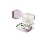 Linpr Sacoche pour Appareil Photo Instantané Compatible avec Les Modèles Instax Mini 12/11/9/EVO, Étui Rigide Portable pour Ranger Films et Accessoires, Sac Photo de Voyage (Violet)