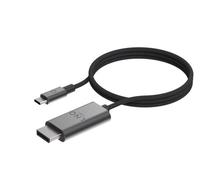 LINQ - Câble adaptateur - 24 pin USB-C (M) pour DisplayPort (M) - Thunderbolt 3 / Thunderbolt 4 / DisplayPort 1.4 - 2 m - support 4K144Hz (3840 x 2160), support 8K60Hz (7680 x 4320)