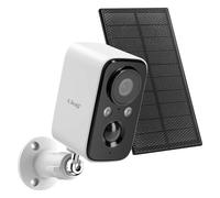LinQ Caméra de surveillance avec panneau solaire 1,5 W Détection PIR Étanche IP65