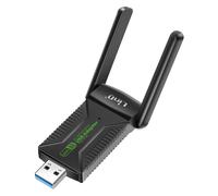 LinQ Carte Réseau Clé USB WiFi 1300Mbps Double Bande Noir