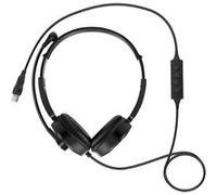 Casque Audio Filaires USB avec Microphone pour Ordinateur Noir