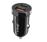 LinQ Chargeur Allume-Cigare Voiture 38 W Power Delivery + USB Quick Charge Noir