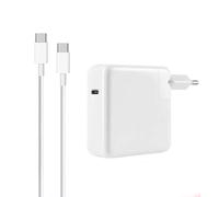 Chargeur Secteur Puissance 96W Compact avec Câble USB-C 2m blanc