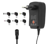 Chargeur Secteur Universel 30W avec 6 embouts Port USB Noir