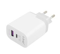 Chargeur Secteur USB et USB-C Quick Charge 3.0 Power Delivery 18W Blanc