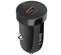 LinQ Chargeur voiture allume-cigare Compact USB C 20W Power Delivery Noir